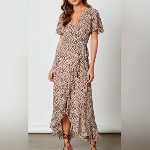 Ruffle Wrap Dress